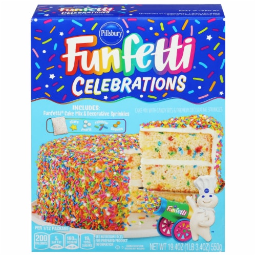 Pillsbury Funfetti Celebrations Cake Mix