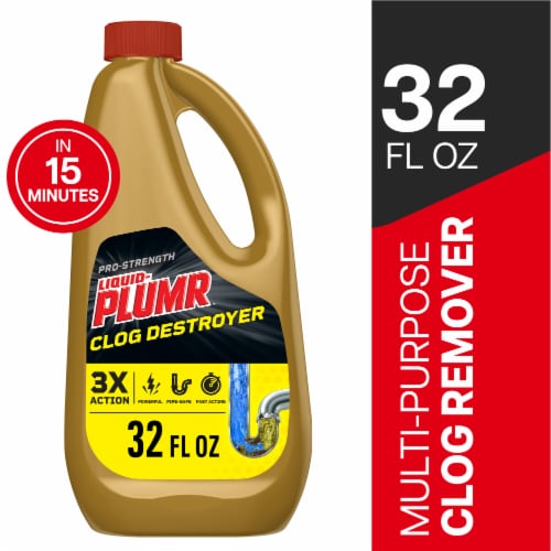 Liquid-Plumr Pro-Strength Clog Destroyer Liquid Drain Cleaner