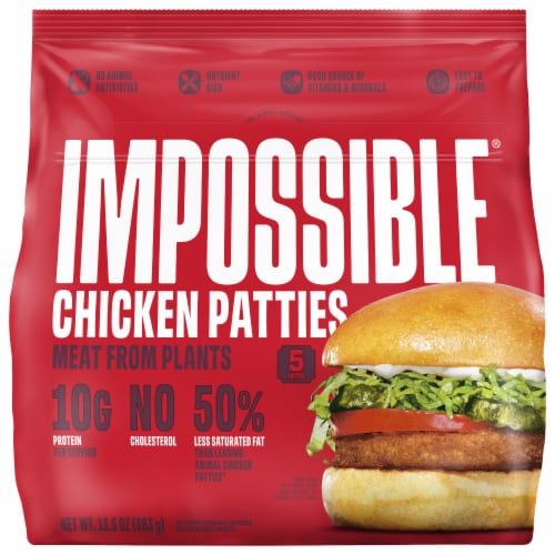 Impossible™ Plant-Based Frozen Chicken Patties