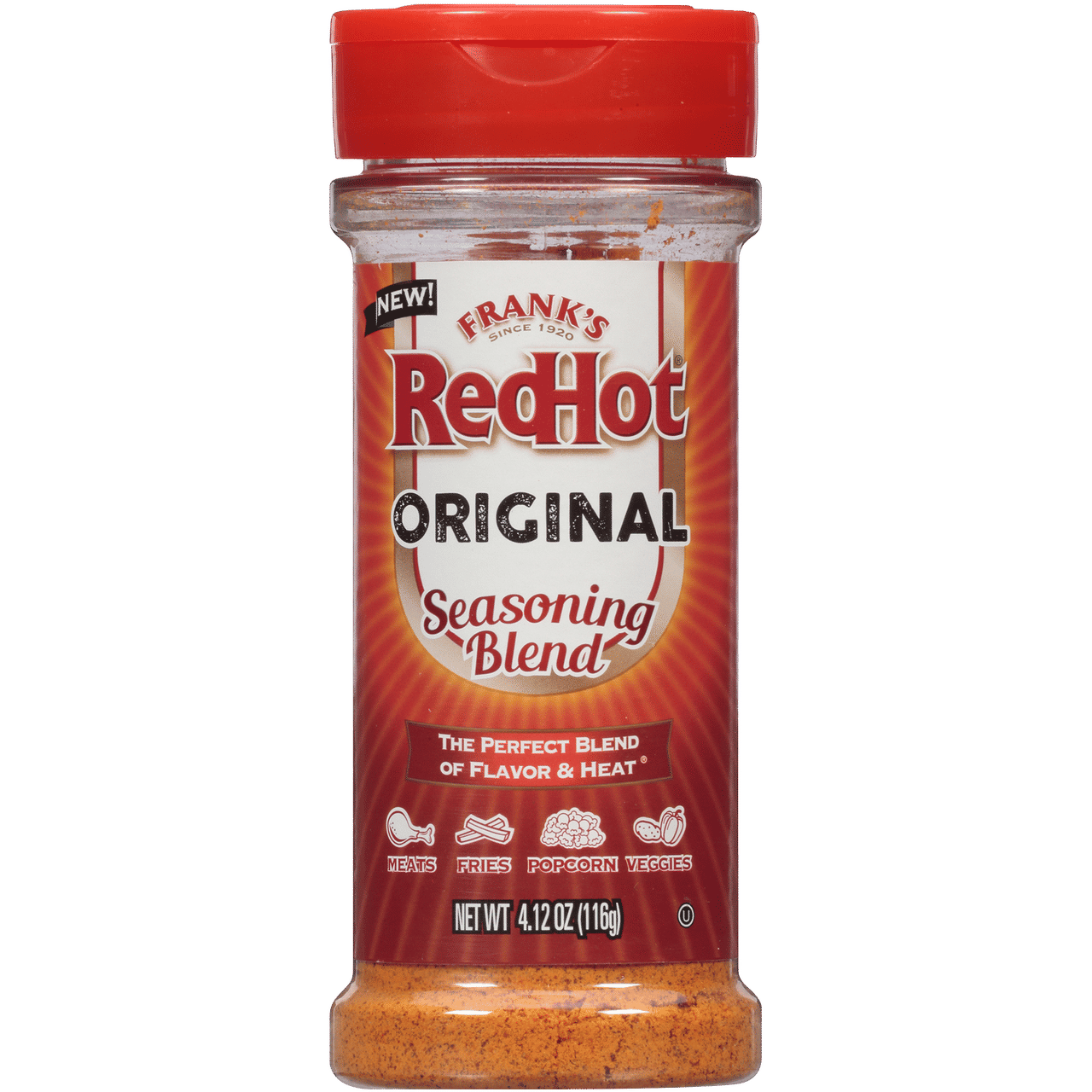 Frank's RedHot Original Seasoning Blend, 4.12 oz