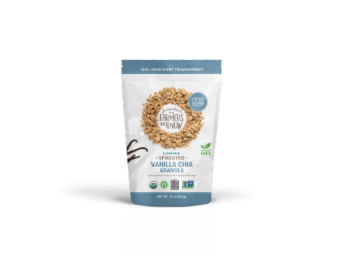 One Degree Organic Foods Gluten Free Sprouted Vanilla Chia Granola