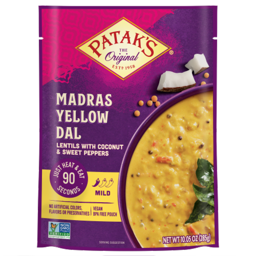 Patak's® Madras Yellow Dal Meal Lentils with Coconut & Sweet Peppers - Mild