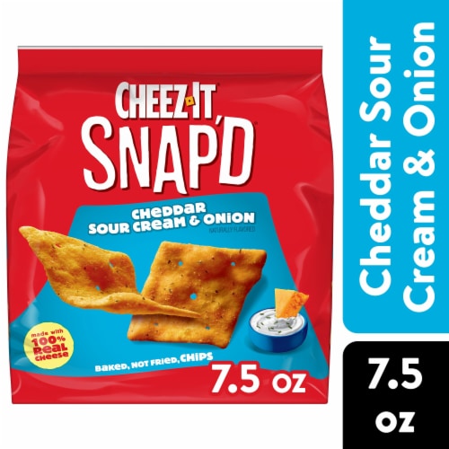 Cheez-It® Snap'd Cheddar Sour Cream and Onion Cheese Crackers