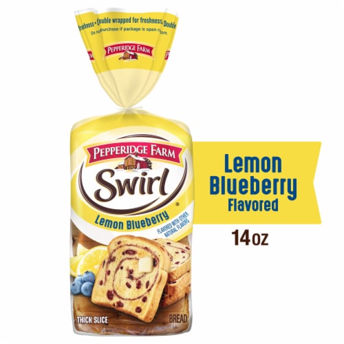 Pepperidge Farm Swirl Lemon Blueberry Flavored Breakfast Bread