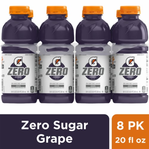 Gatorade® Zero Sugar Purple Grape Sports Drink Multipack Bottles