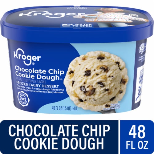 Kroger® Jammed Chocolate Chip Cookie Dough Frozen Dairy Dessert Tub
