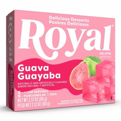 Royal Guava Bilingual 6 Serve Gelatin Artificially Flavored