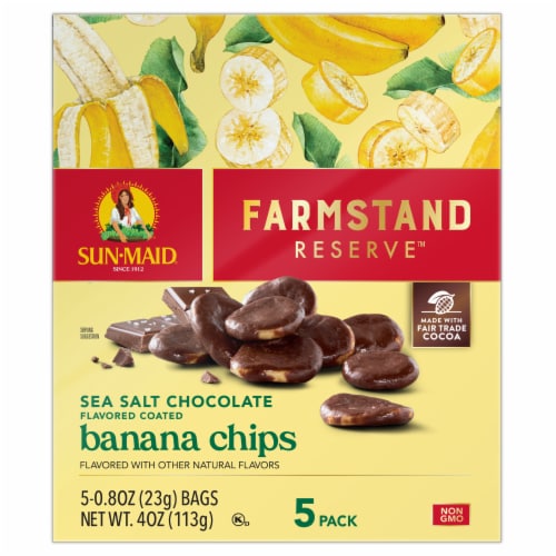 Sun-Maid® Farmstand Reserve™ Sea Salt Chocolate Banana Chips