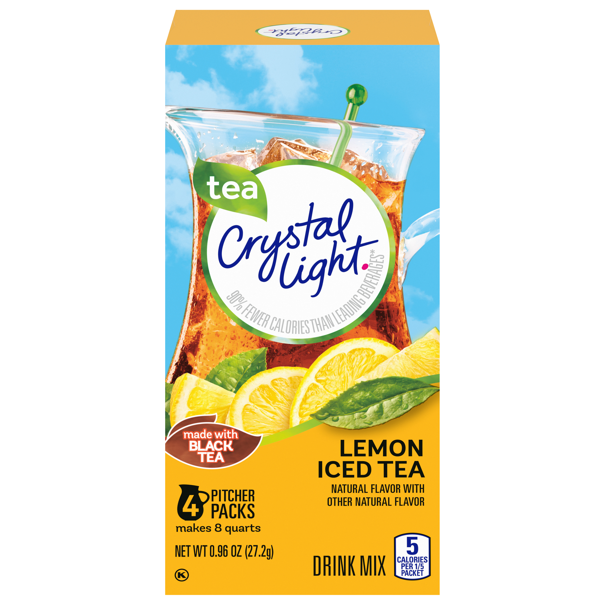 Lemon Iced Tea Naturally Flavored Powdered Drink Mix