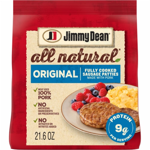 Jimmy Dean Fully Cooked All Natural Pork Sausage Patties