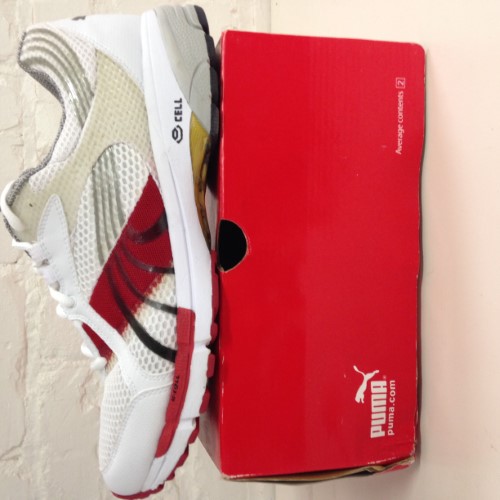 Puma Complete Phasis IV White/chile Pepper/steel Gray NIB (1 (10)