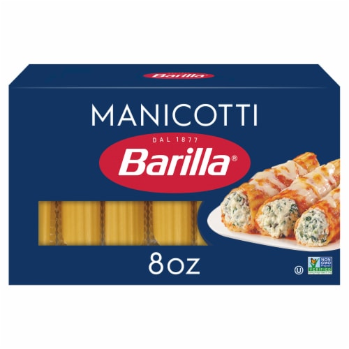 Barilla Manicotti Pasta, Quality Non-GMO and Kosher Certified Pasta