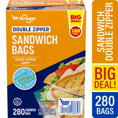 Kroger® Double Zipper Sandwich Bags BIG DEAL!