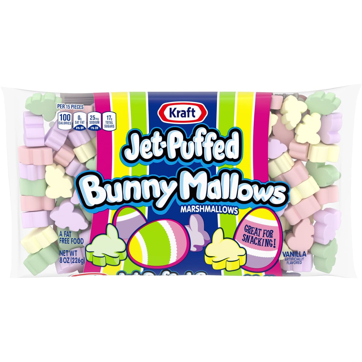 Vanilla Bunny Shaped Easter Spring Mallows Marshmallows