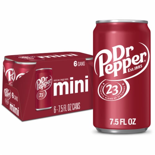 Dr Pepper Soda Mini Cans