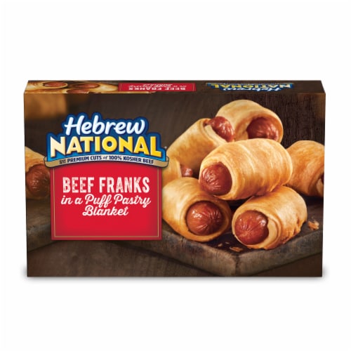 Hebrew National Beef Franks in a Puff Pastry Blanket, Frozen Snacks