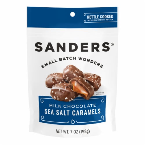 Sanders® Milk Chocolate Sea Salt Caramels 7 oz