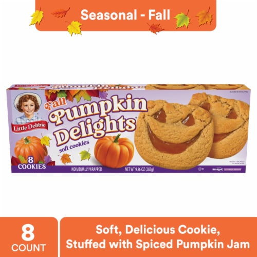 Little Debbie® Fall Pumpkin Delights Pumpkin Flavored Cookies Multipack