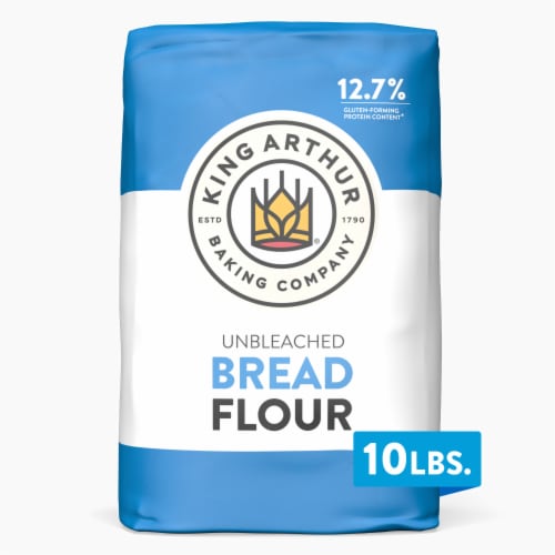 King Arthur, Unbleached Bread Flour, Non-GMO Verified, Certified Kosher, No Preservatives, 10 lbs