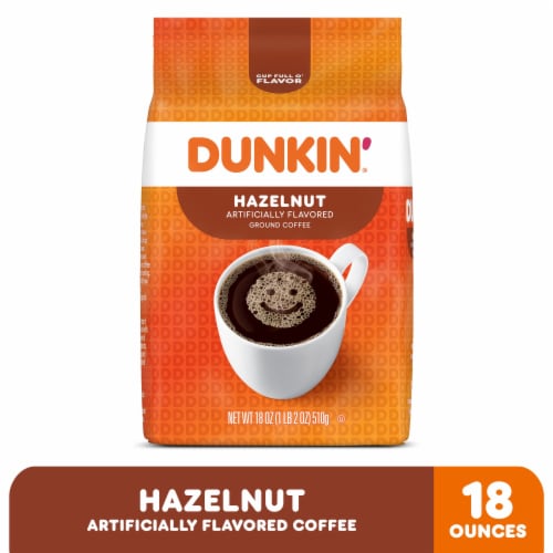 Dunkin’ Hazelnut Artificially Flavored Ground Coffee