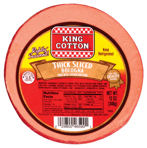 King Cotton® Thick Sliced Bologna