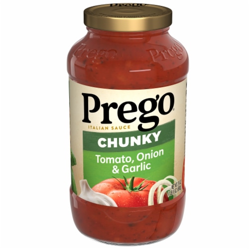 Prego Chunky Tomato with Garlic and Onion Pasta Sauce 24 Oz Jar