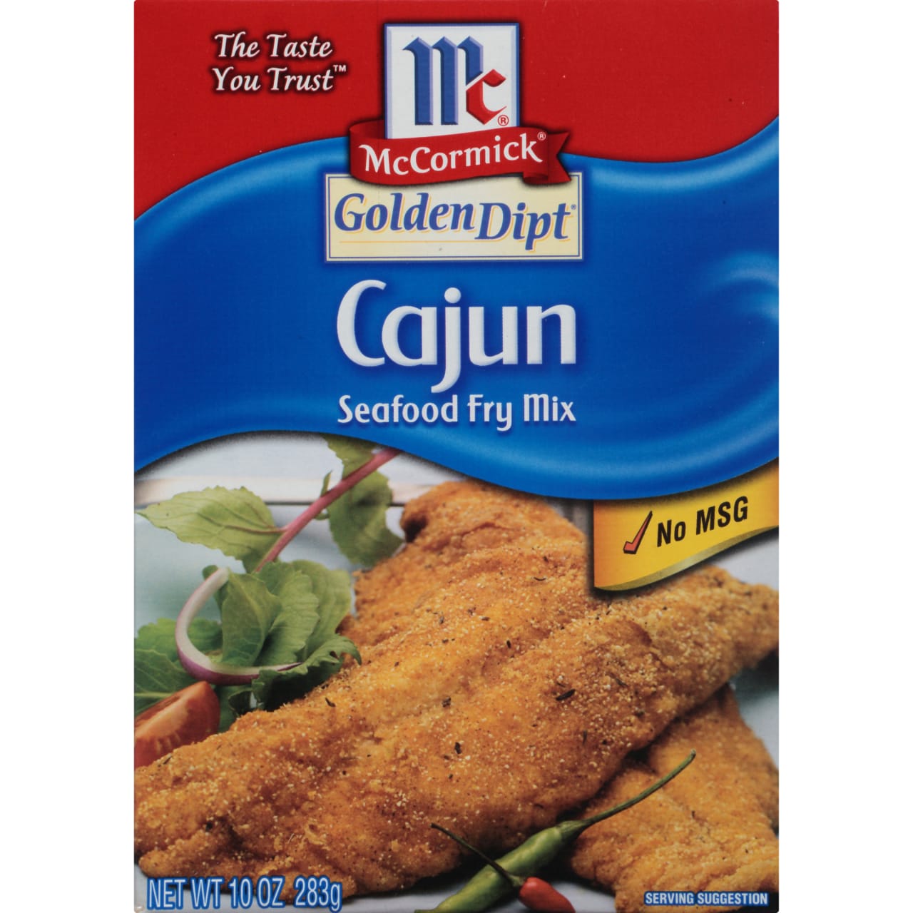 McCormick Golden Dipt Cajun Style Seafood Fry Mix, 10 oz