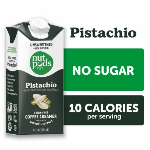 nutpods® Unsweetened Pistachio Coffee Creamer, Dairy-Free