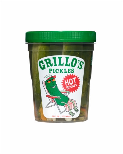 Grillo's® Pickles Hot Dill Pickle Spears