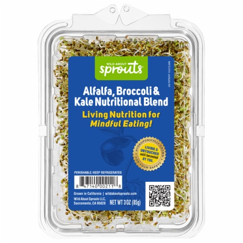Wild About Sprouts® Alfalfa, Broccoli & Kale Nutritional Blend 3oz
