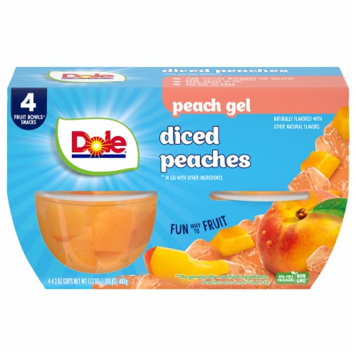 Diced Peaches in Peach Gel