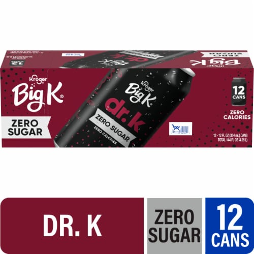 Big K® Dr K Zero Sugar Zero Calorie Soda Cans