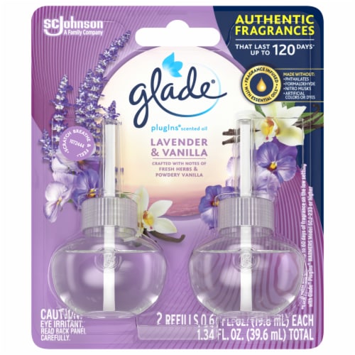 Glade® PlugIns Lavender & Vanilla Scented Oil Refills