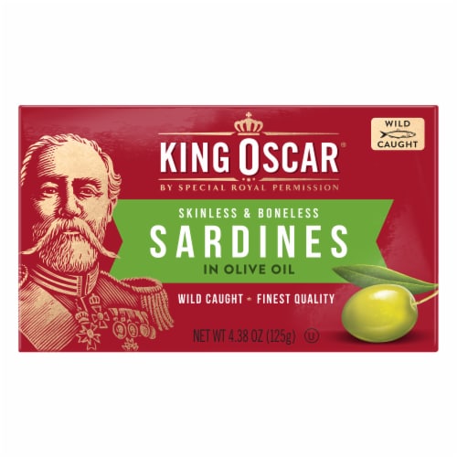 King Oscar Wild Caught Skinless & Boneless Sardines in Olive Oil