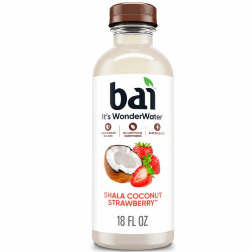 Bai Shala Coconut Strawberry Antioxidant Infused Water Beverage Bottle