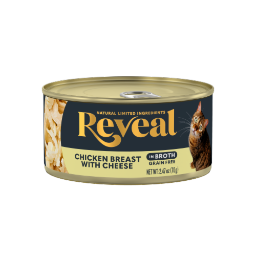 Reveal Grain Free Chicken Breast with Cheese Wet Cat Food Can