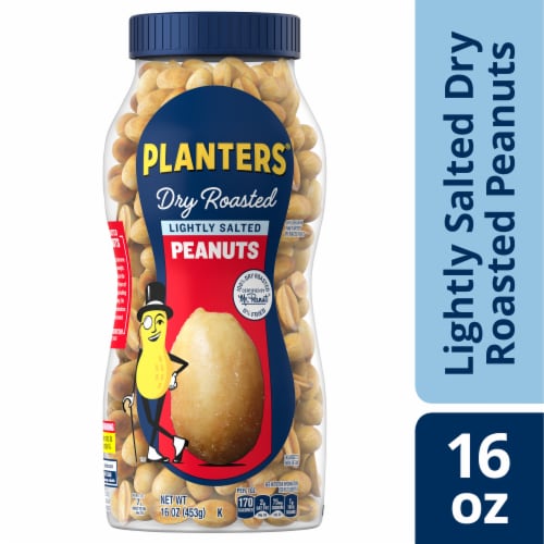 PLANTERS Whole Dry Roasted Lightly Salted Peanuts