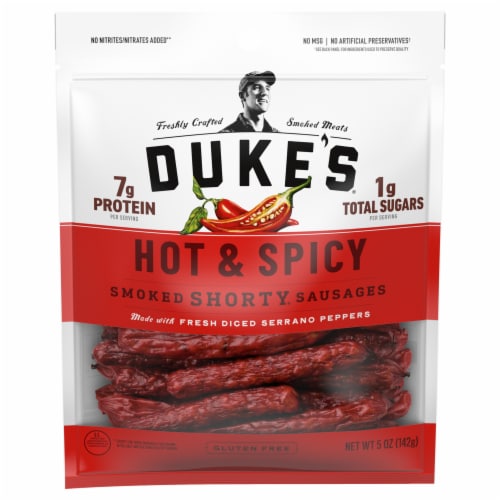 Duke's® Hot & Spicy Shorty Smoked Sausages