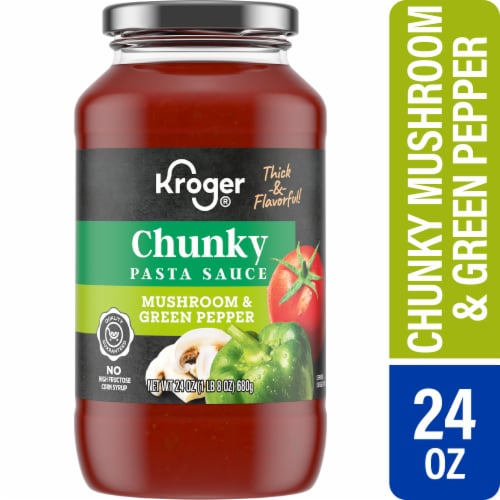 Kroger® Mushroom & Green Pepper Chunky Pasta Sauce