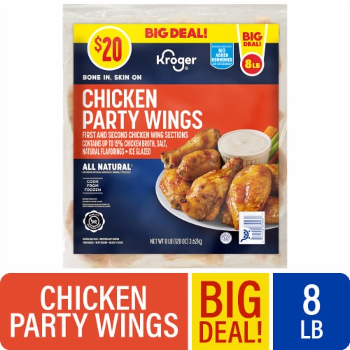 Kroger® Raw Frozen Bone In Skin On Chicken Wings BIG DEAL!