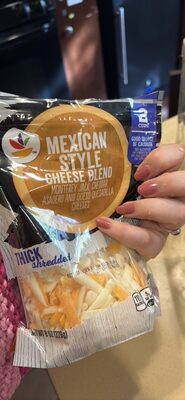 Stop & Shop four blend mex style shredded cheese