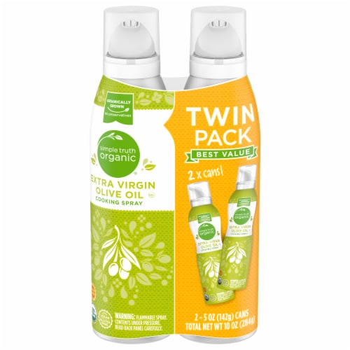 Simple Truth Organic® Extra Virgin Olive Oil Twin Pack Cooking Spray