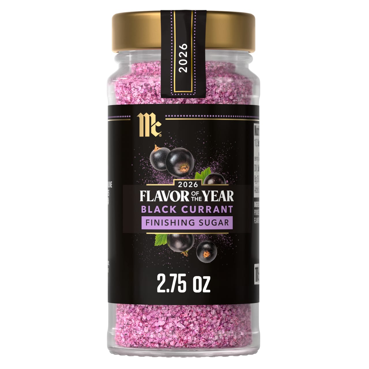 McCormick Black Currant Finishing Sugar, 2.75 oz