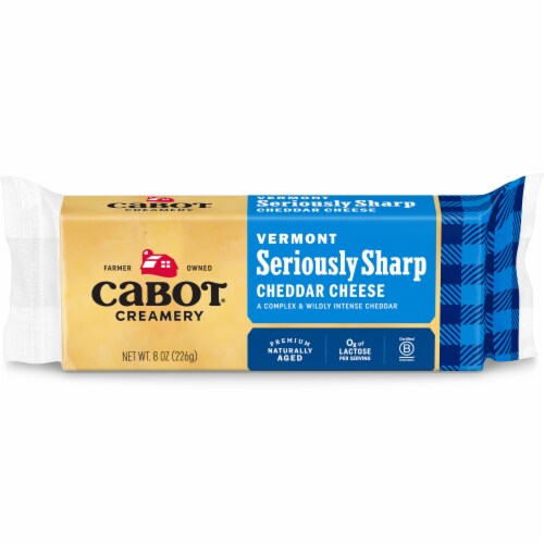 Cabot Creamery Bar Seriously Sharp Yellow Cheddar Cheese