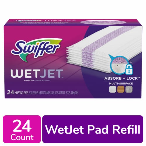 Swiffer Wet Jet Mop Cleaning Pads Refill Floor Cleaner for Mopping Wood Laminate Tile
