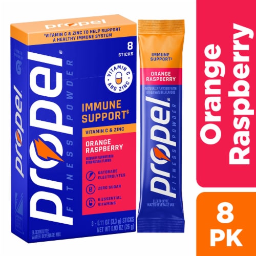 Propel® Zero Sugar Orange Raspberry Powder Drink Mix Packets