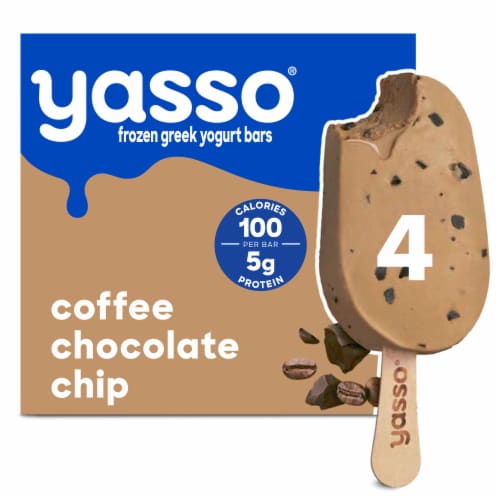 Yasso Frozen Greek Yogurt Bars Coffee Chocolate Chip Bars