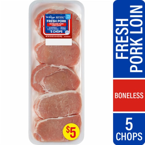 Kroger® Fresh Naturalˆ Pork Loin Chops Boneless
