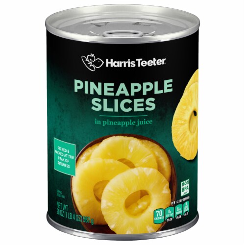 Harris Teeter® Canned Fancy Pineapple Slices in 100% Pineapple Juice