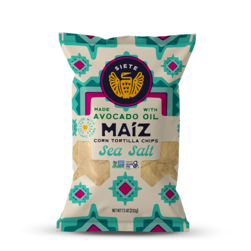 Siete Sea Salt White Yellow Corn Tortilla Chips
